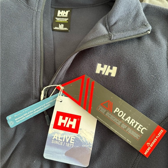 Helly Hansen Navy Daybreaker 1/2 Zip Fleece - Picture 6 of 13